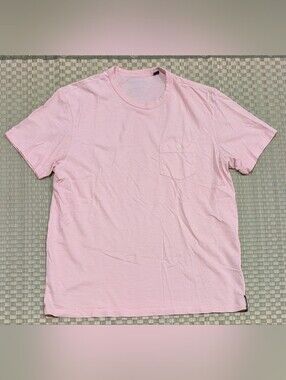 Todd Snyder Homespun Slub Pocket T-shirt Pink Men's Size Large Made in USA